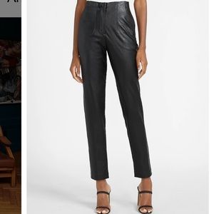 NWT High Waisted Vegan Leather Ankle Pant